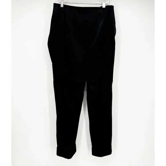 Hellessy Black Kooning satin trousers with shirttail overlay, size 4 - Picture 5 of 16